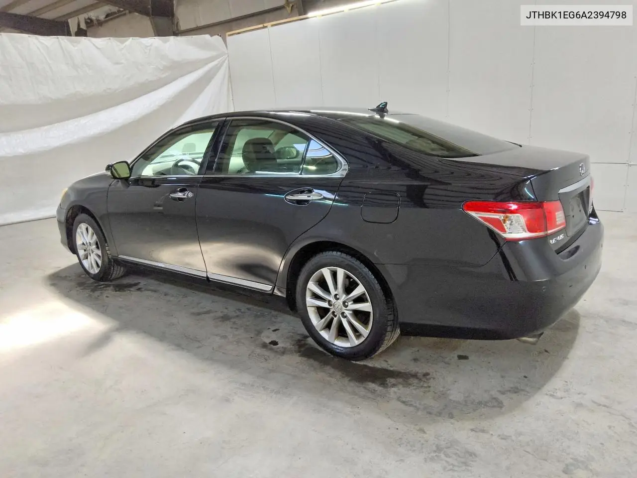 2010 LEXUS ES VIN JTHBK1EG6A2394798 — фото 2
