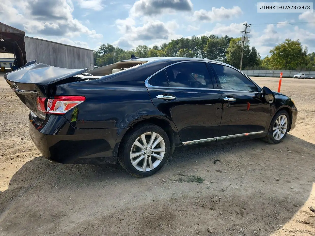 2010 LEXUS ES VIN JTHBK1EG2A2373978 — фото 3