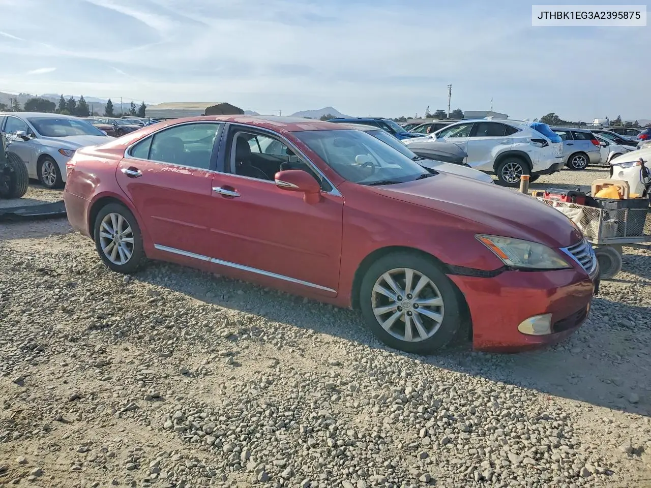2010 LEXUS ES VIN JTHBK1EG3A2395875 — фото 4