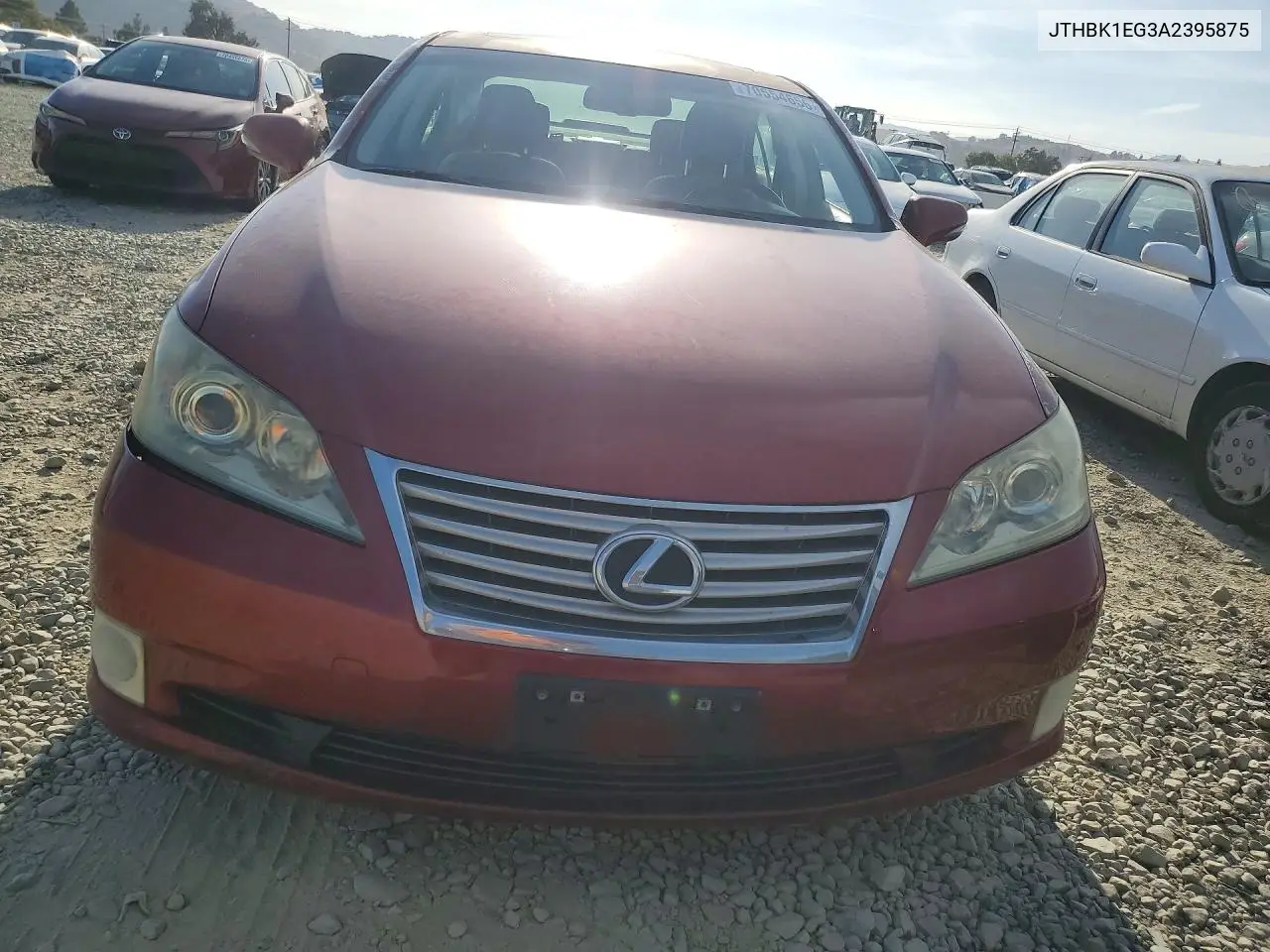 2010 LEXUS ES VIN JTHBK1EG3A2395875 — фото 5