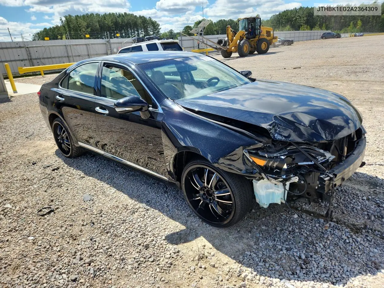 2010 LEXUS ES VIN JTHBK1EG2A2364309 — фото 4