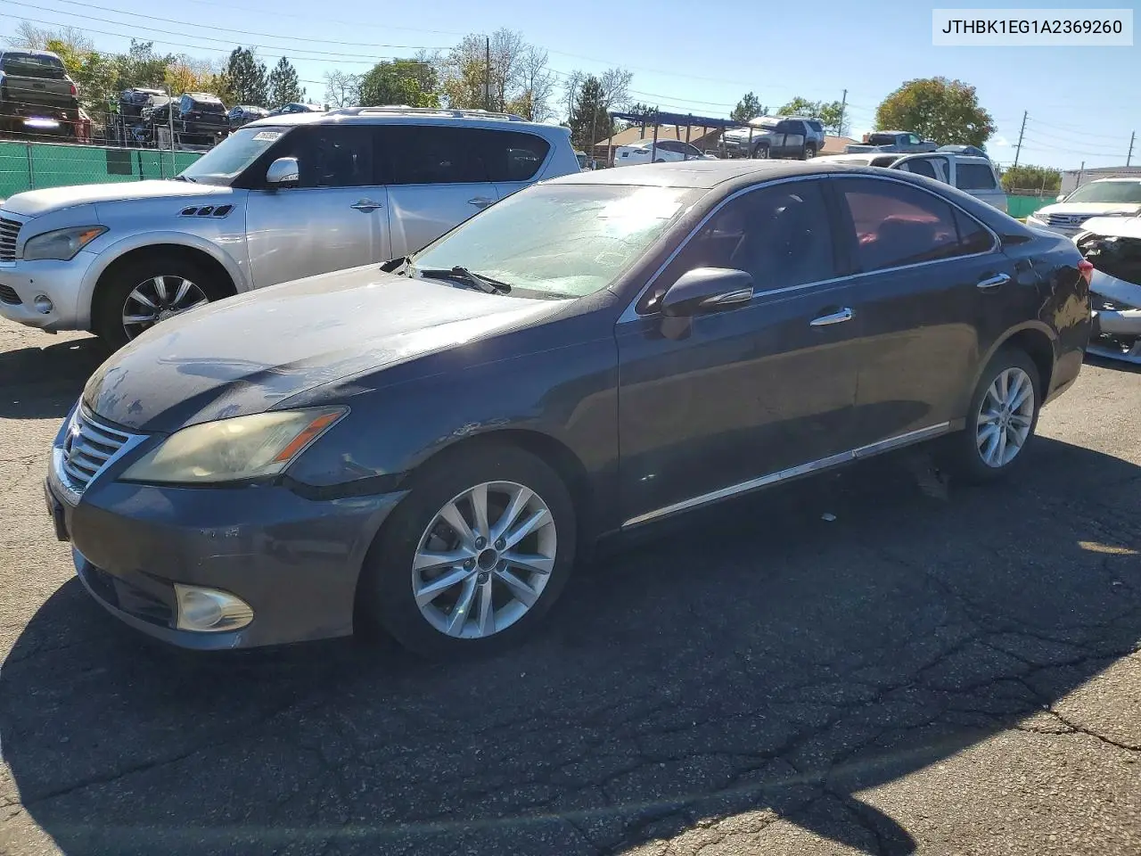 LEXUS ES 2010, VIN JTHBK1EG1A2369260