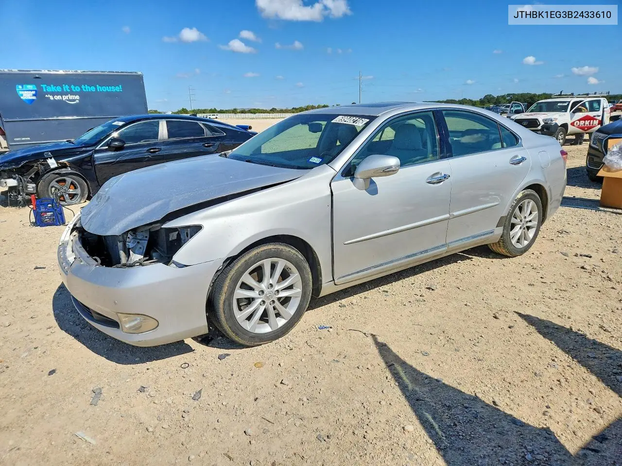 LEXUS ES 2011, VIN JTHBK1EG3B2433610