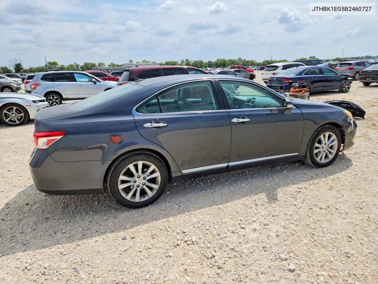 2011 LEXUS ES VIN JTHBK1EG5B2460727 — фото 3