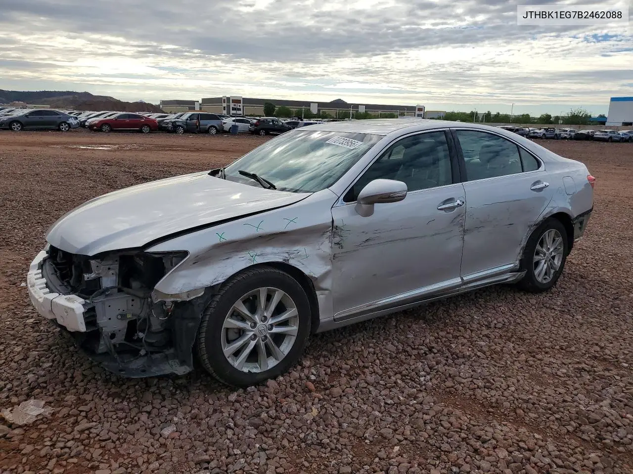 LEXUS ES 2011, VIN JTHBK1EG7B2462088