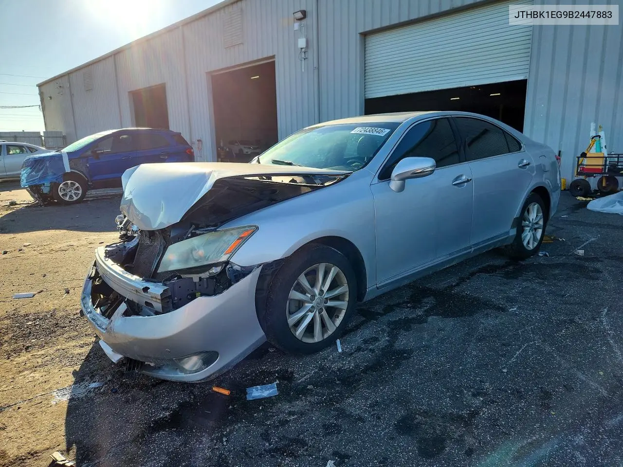 LEXUS ES 2011, VIN JTHBK1EG9B2447883