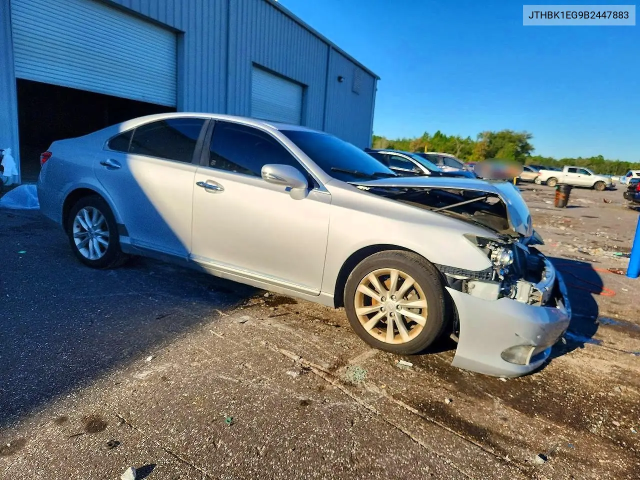 2011 LEXUS ES VIN JTHBK1EG9B2447883 — фото 4