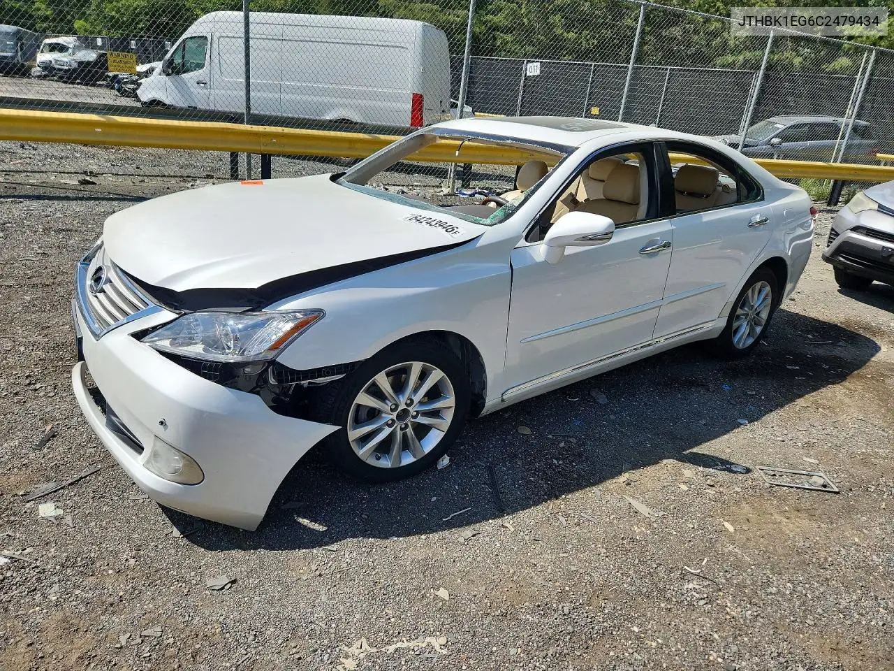 LEXUS ES 2012, VIN JTHBK1EG6C2479434