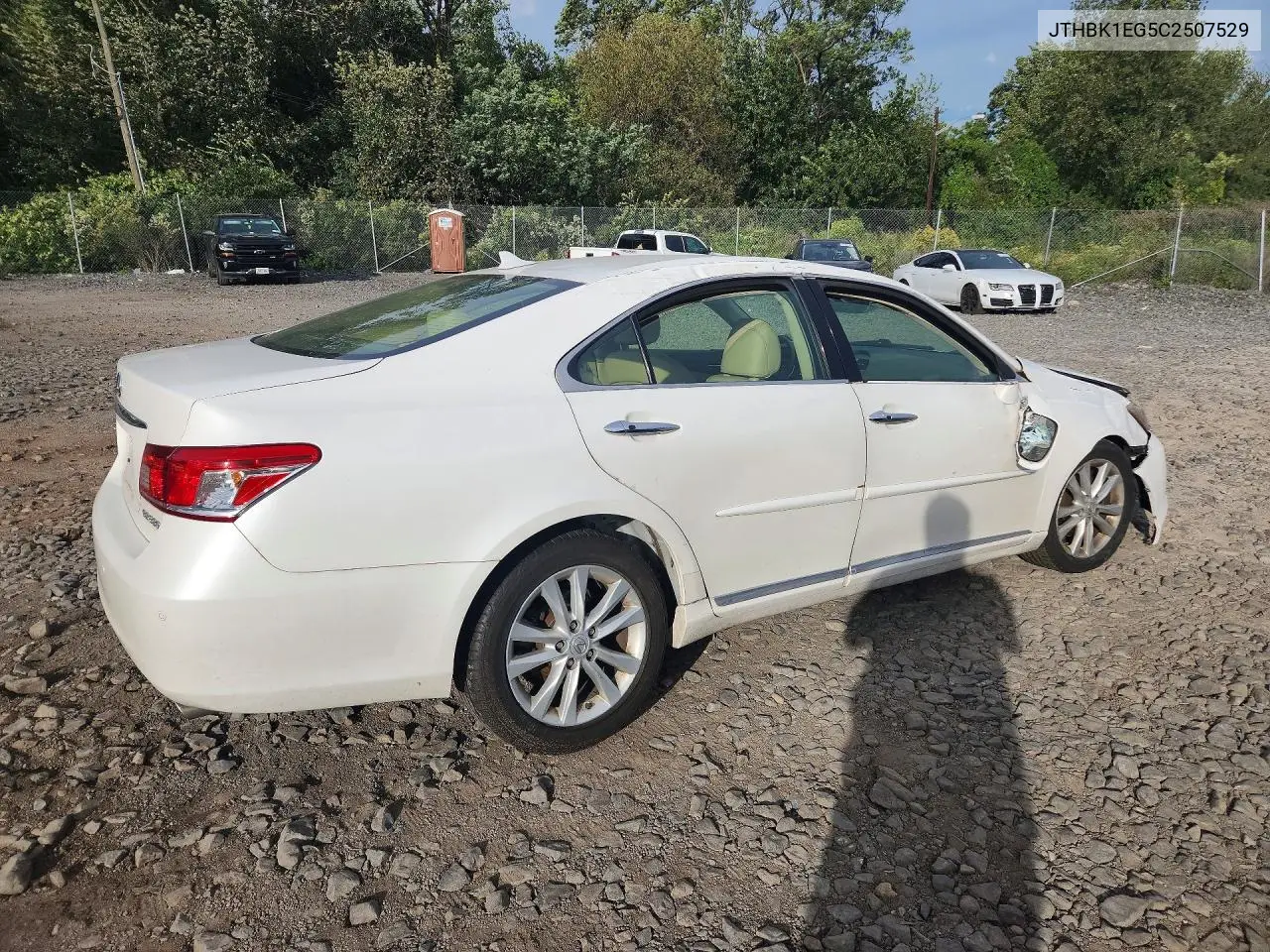 2012 LEXUS ES VIN JTHBK1EG5C2507529 — фото 3