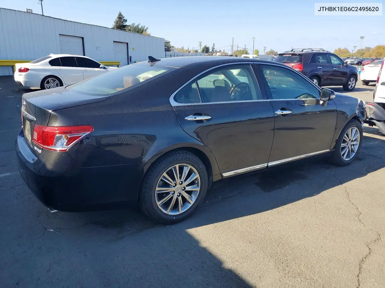 2012 LEXUS ES VIN JTHBK1EG6C2495620 — фото 3