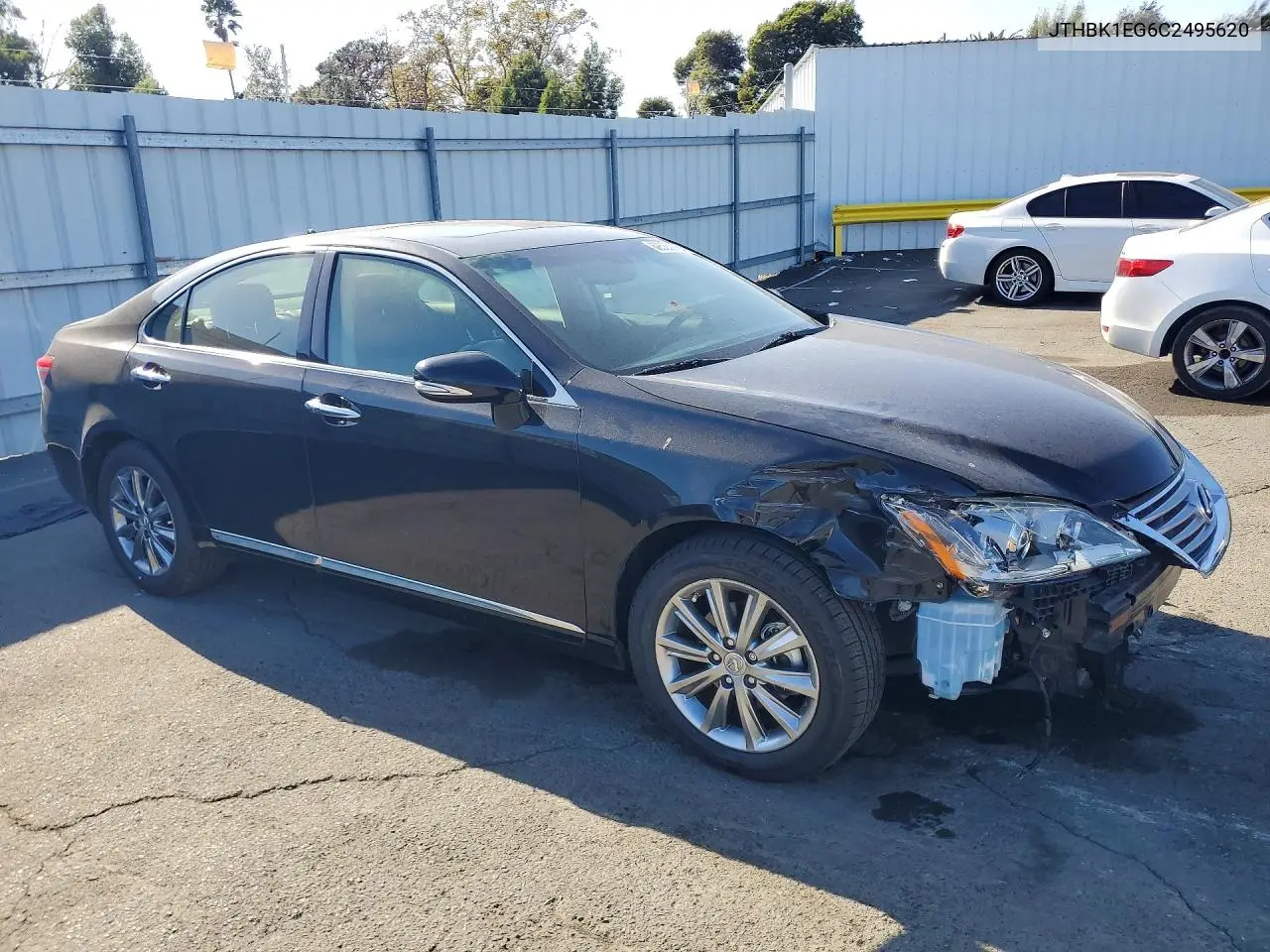2012 LEXUS ES VIN JTHBK1EG6C2495620 — фото 4