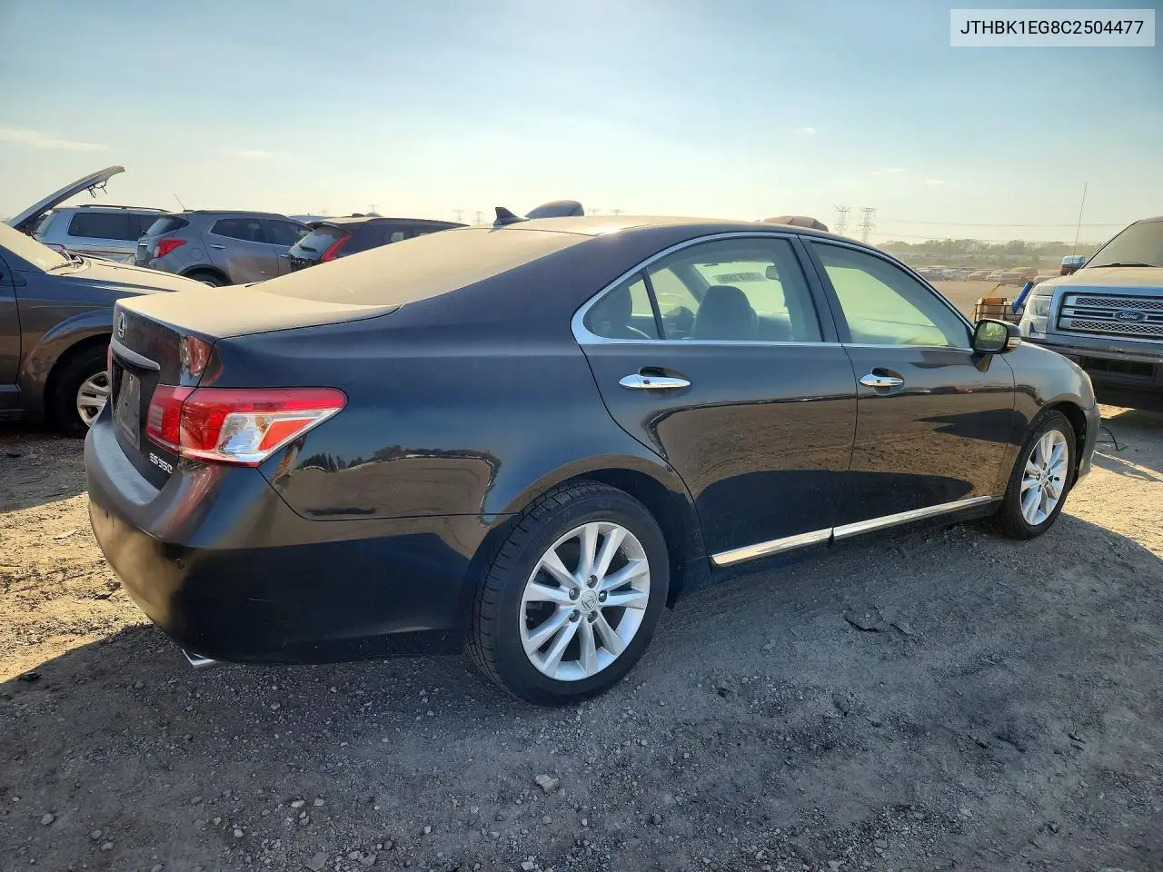 2012 LEXUS ES VIN JTHBK1EG8C2504477 — фото 3
