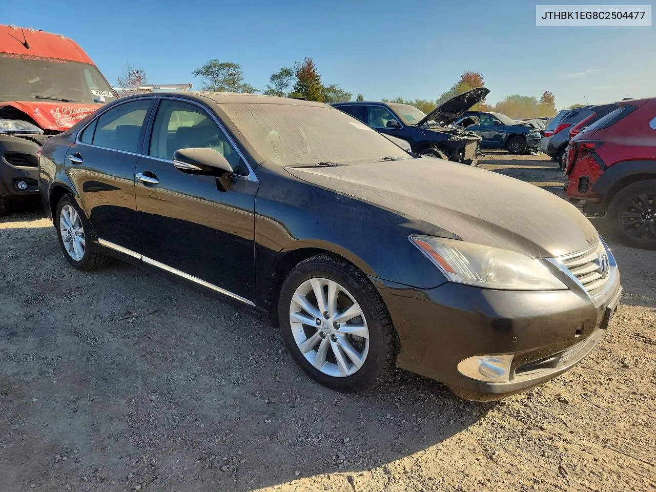 2012 LEXUS ES VIN JTHBK1EG8C2504477 — фото 4