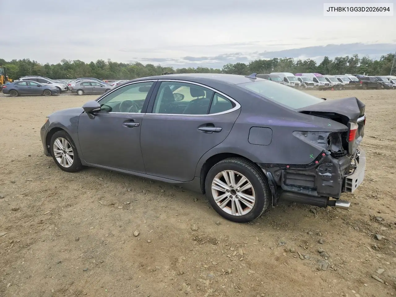 2013 LEXUS ES VIN JTHBK1GG3D2026094 — фото 2