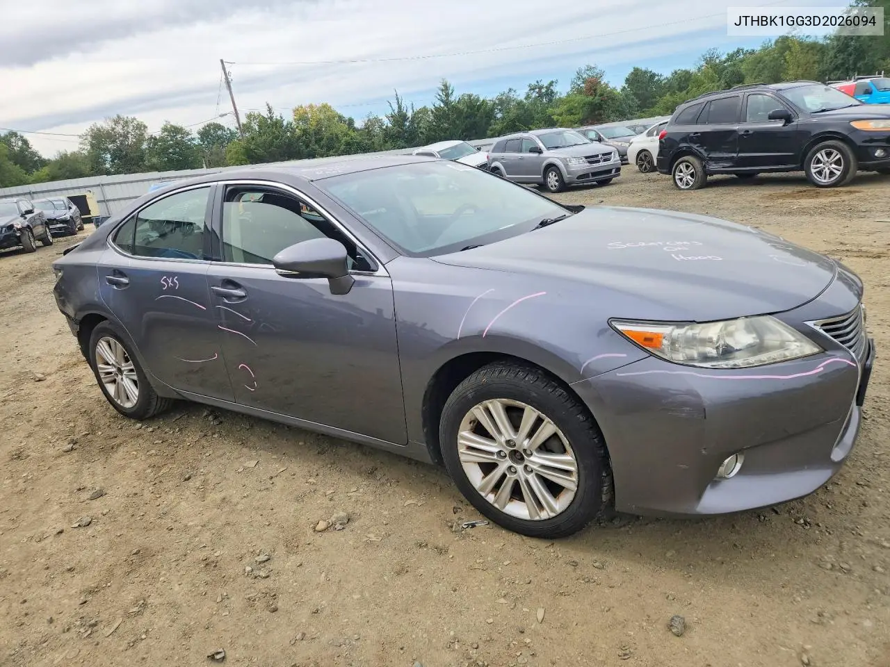 2013 LEXUS ES VIN JTHBK1GG3D2026094 — фото 4