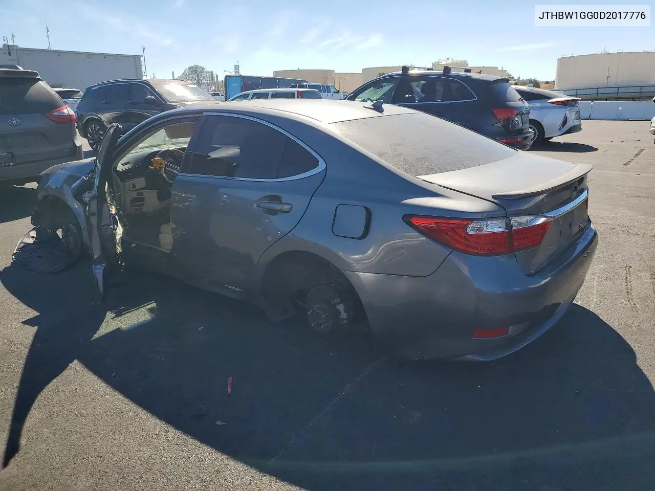 2013 LEXUS ES VIN JTHBW1GG0D2017776 — фото 2