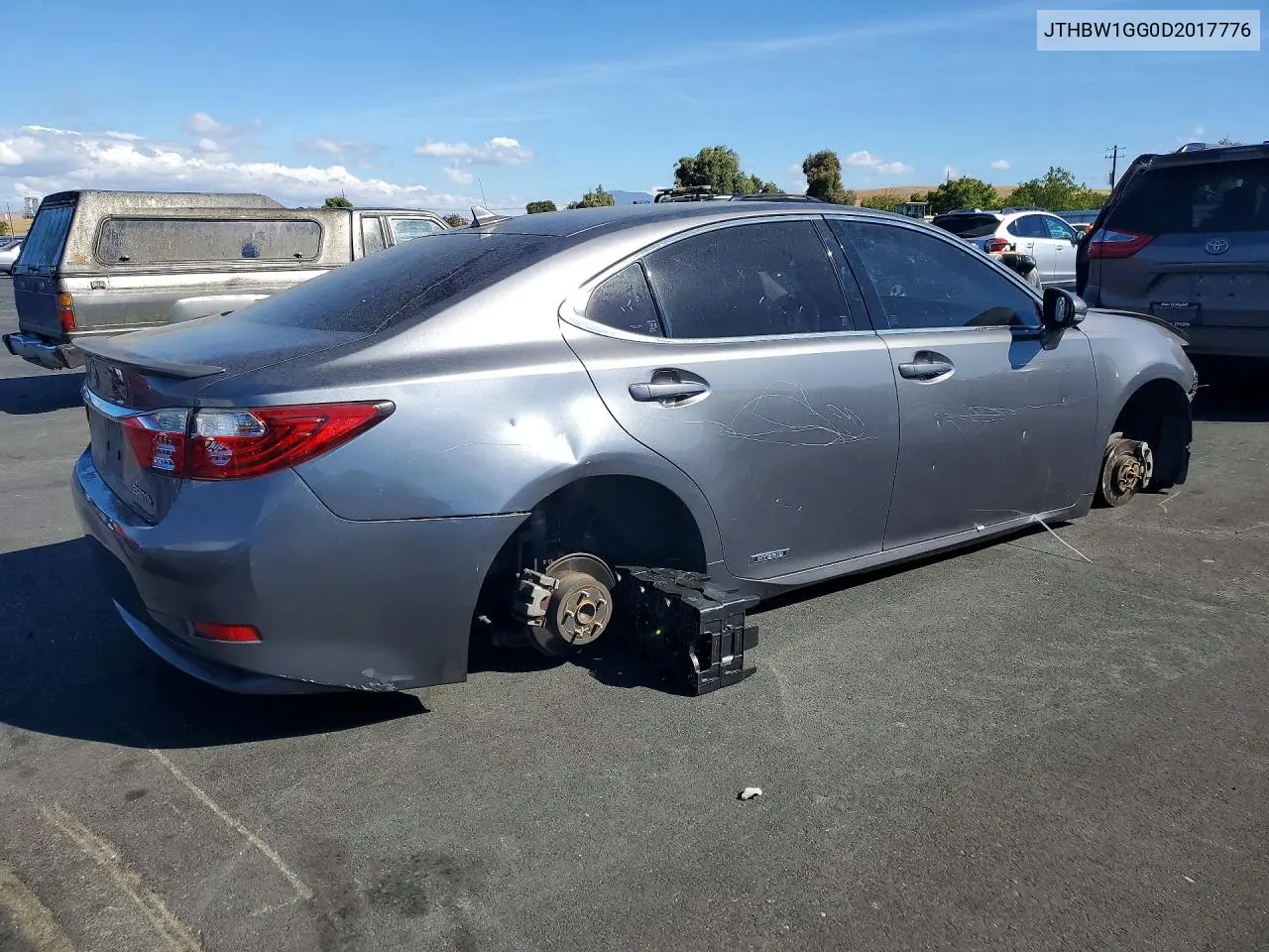 2013 LEXUS ES VIN JTHBW1GG0D2017776 — фото 3