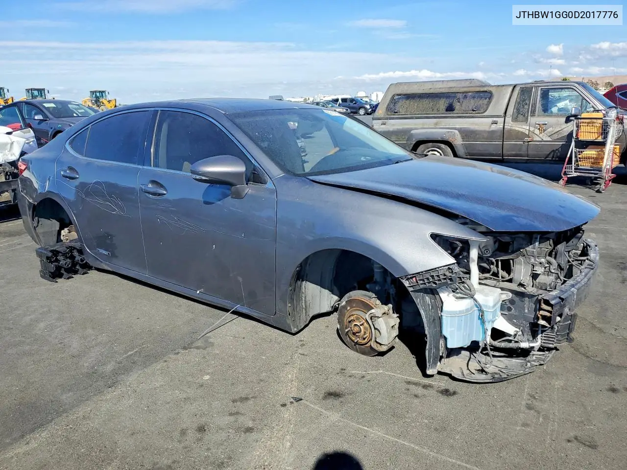 2013 LEXUS ES VIN JTHBW1GG0D2017776 — фото 4