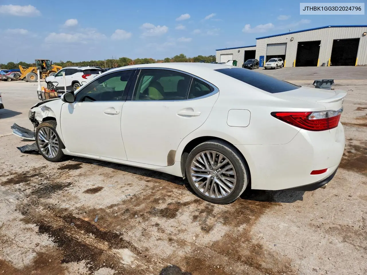 2013 LEXUS ES VIN JTHBK1GG3D2024796 — фото 2