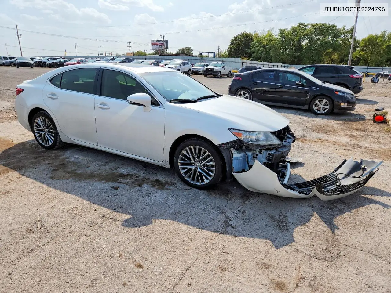 2013 LEXUS ES VIN JTHBK1GG3D2024796 — фото 4