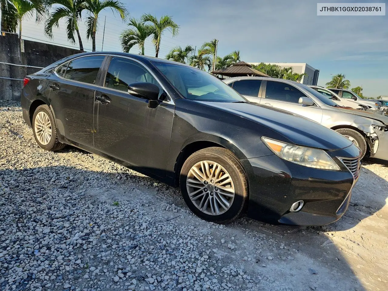 2013 LEXUS ES VIN JTHBK1GGXD2038761 — фото 4