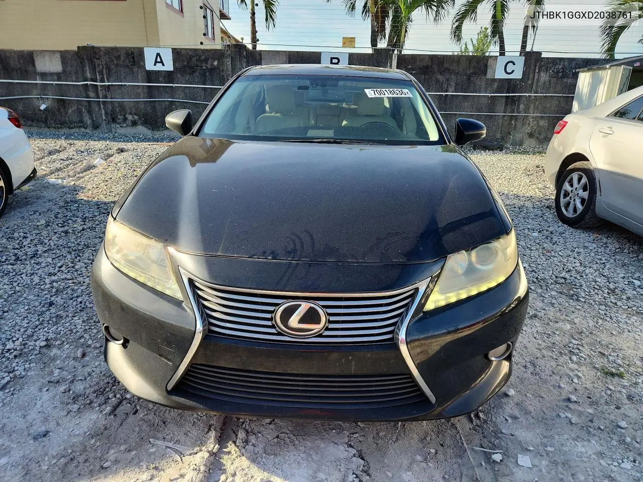 2013 LEXUS ES VIN JTHBK1GGXD2038761 — фото 5