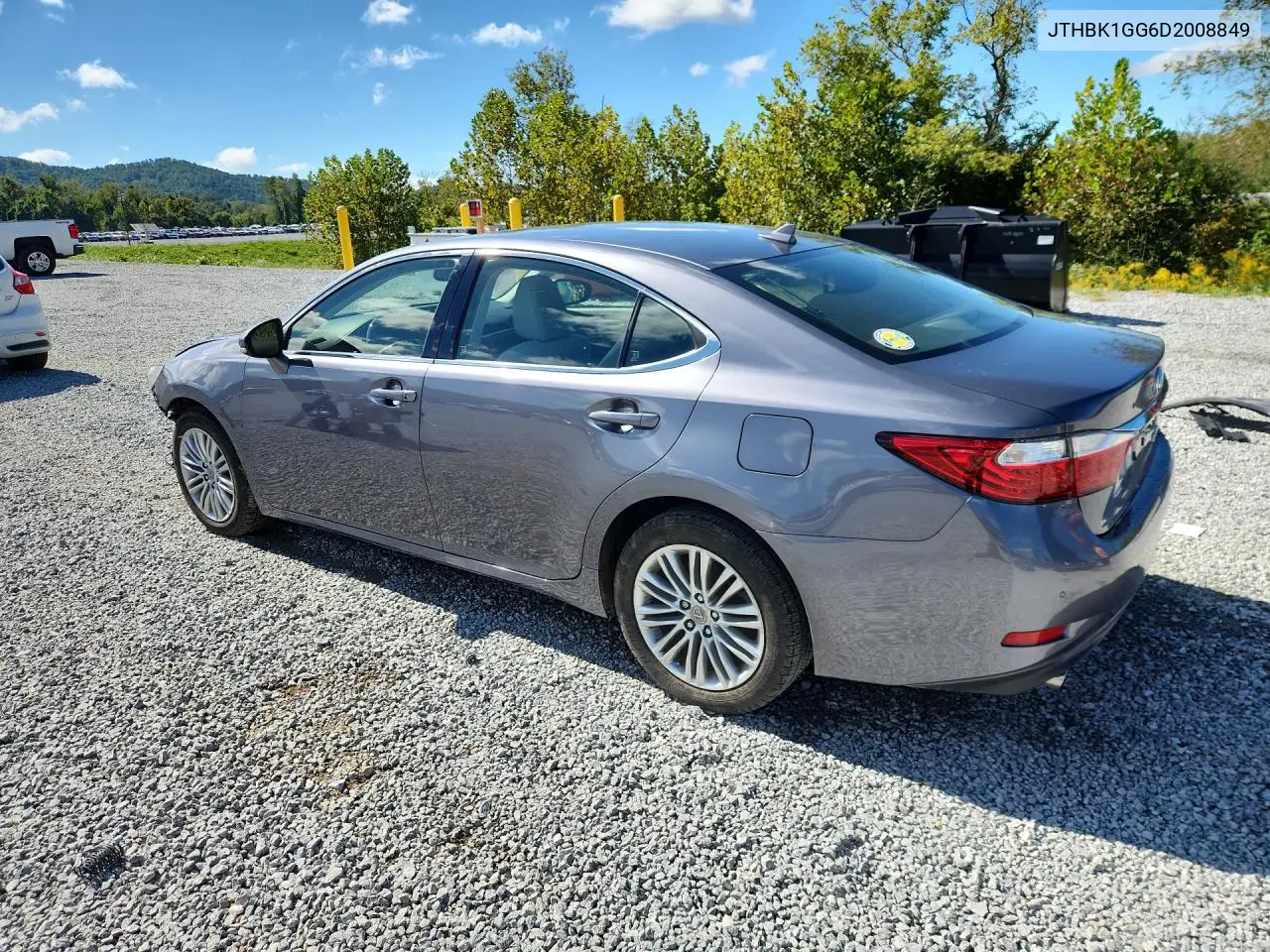 2013 LEXUS ES VIN JTHBK1GG6D2008849 — фото 2