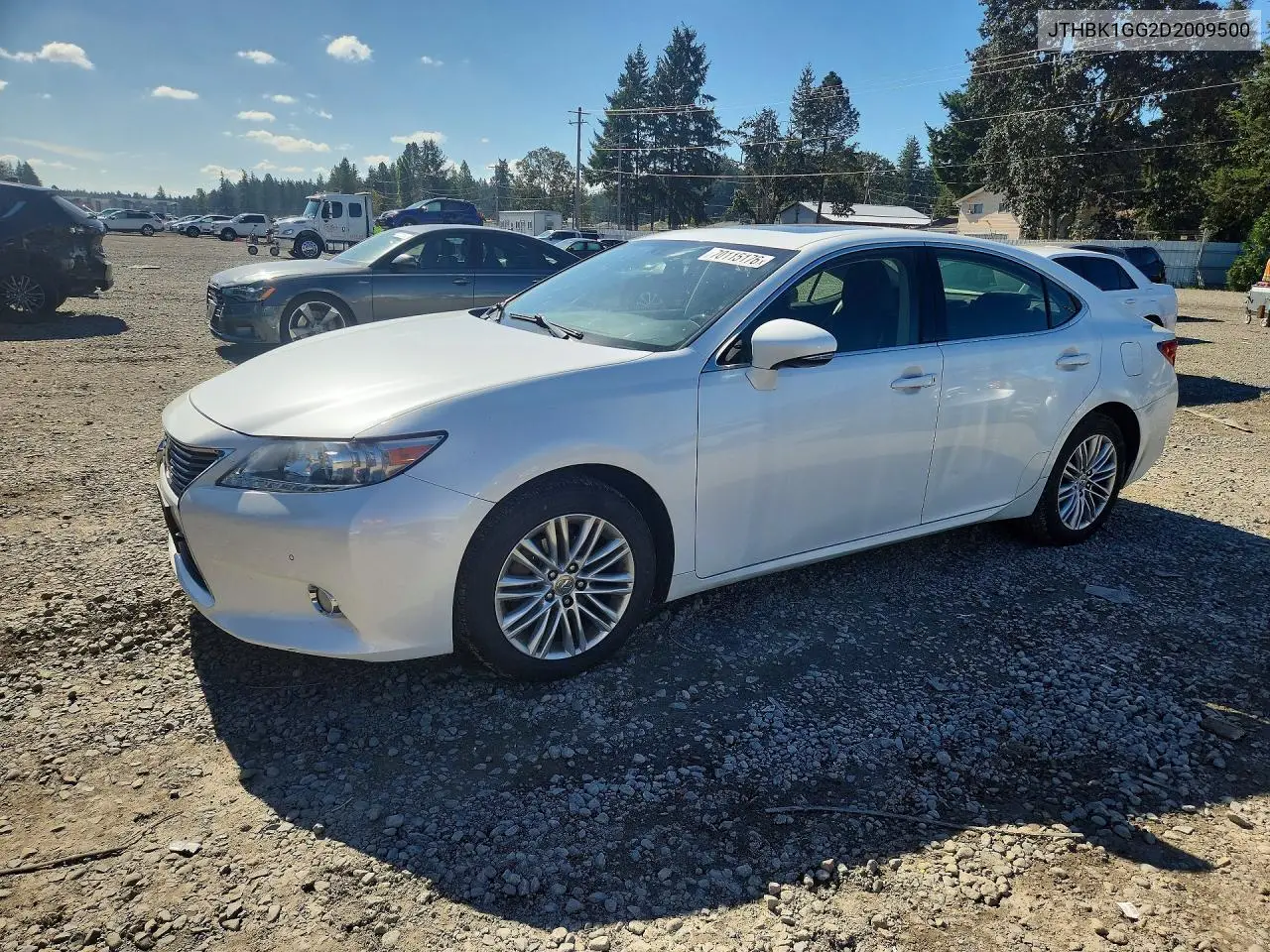 LEXUS ES 2013, VIN JTHBK1GG2D2009500