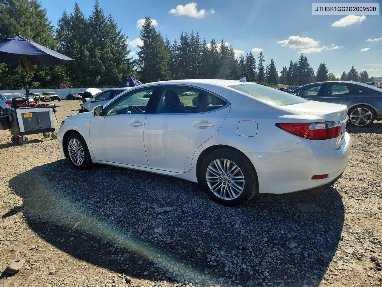 2013 LEXUS ES VIN JTHBK1GG2D2009500 — фото 2
