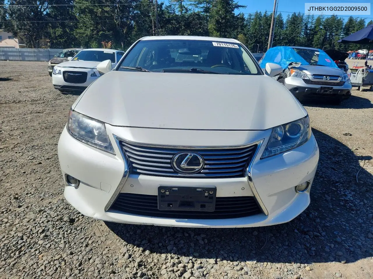 2013 LEXUS ES VIN JTHBK1GG2D2009500 — фото 5