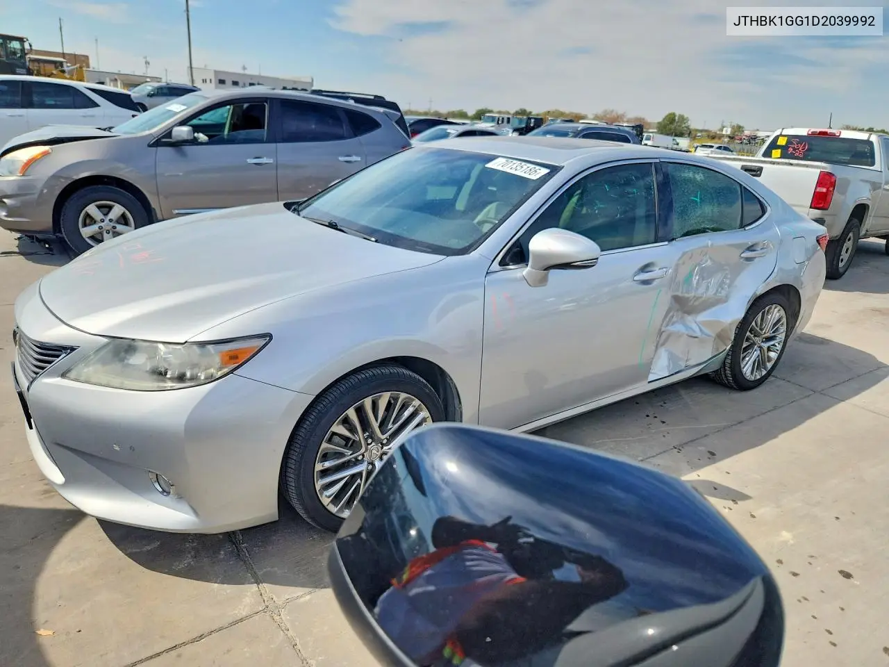 LEXUS ES 2013, VIN JTHBK1GG1D2039992