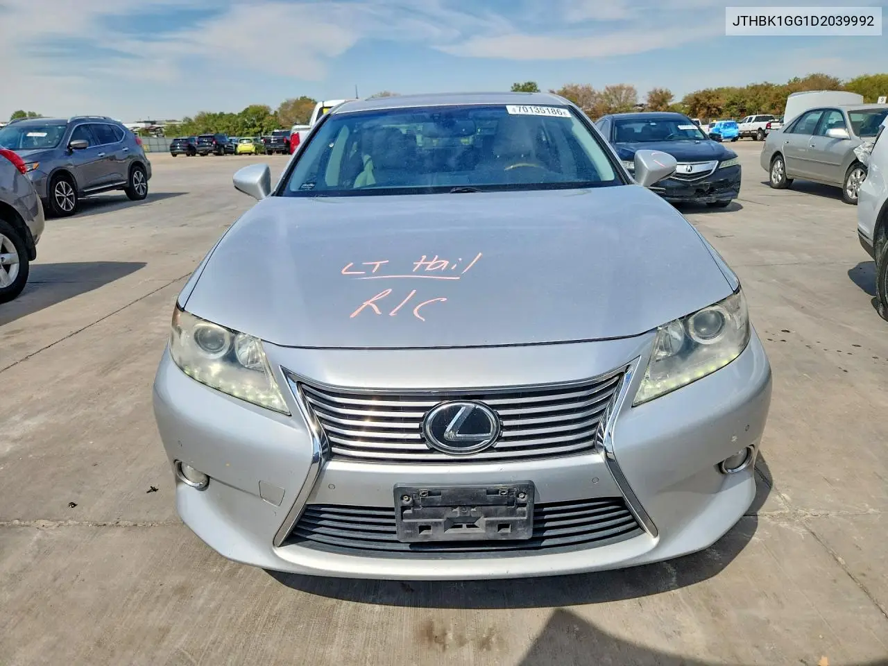 2013 LEXUS ES VIN JTHBK1GG1D2039992 — фото 5