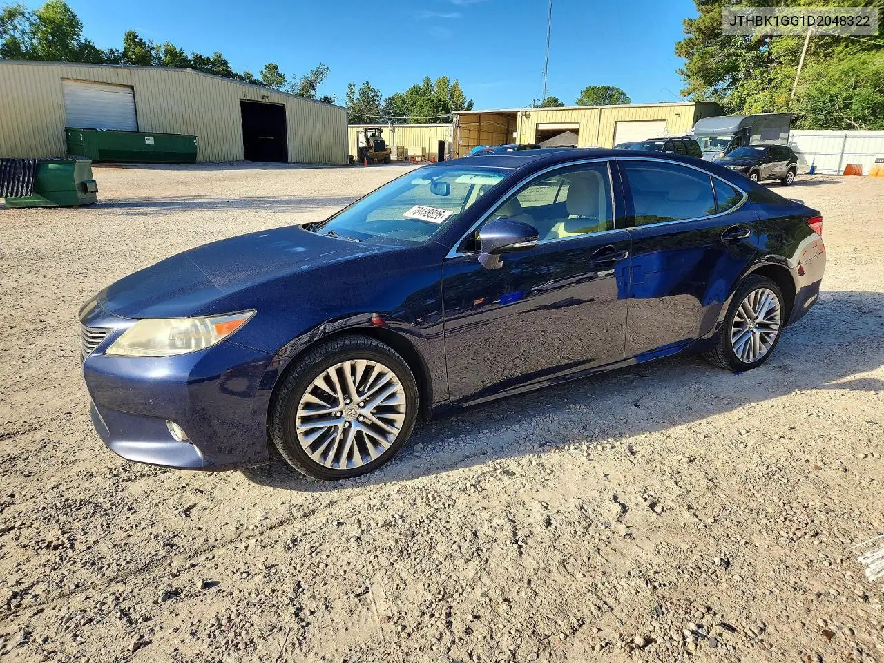 LEXUS ES 2013, VIN JTHBK1GG1D2048322