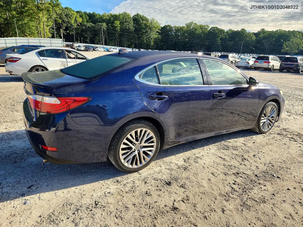 2013 LEXUS ES VIN JTHBK1GG1D2048322 — фото 3