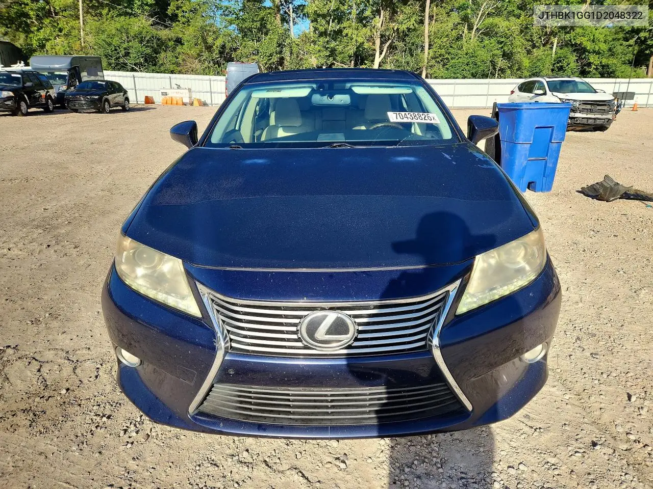 2013 LEXUS ES VIN JTHBK1GG1D2048322 — фото 5
