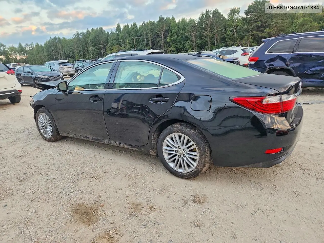 2013 LEXUS ES VIN JTHBK1GG4D2071884 — фото 2