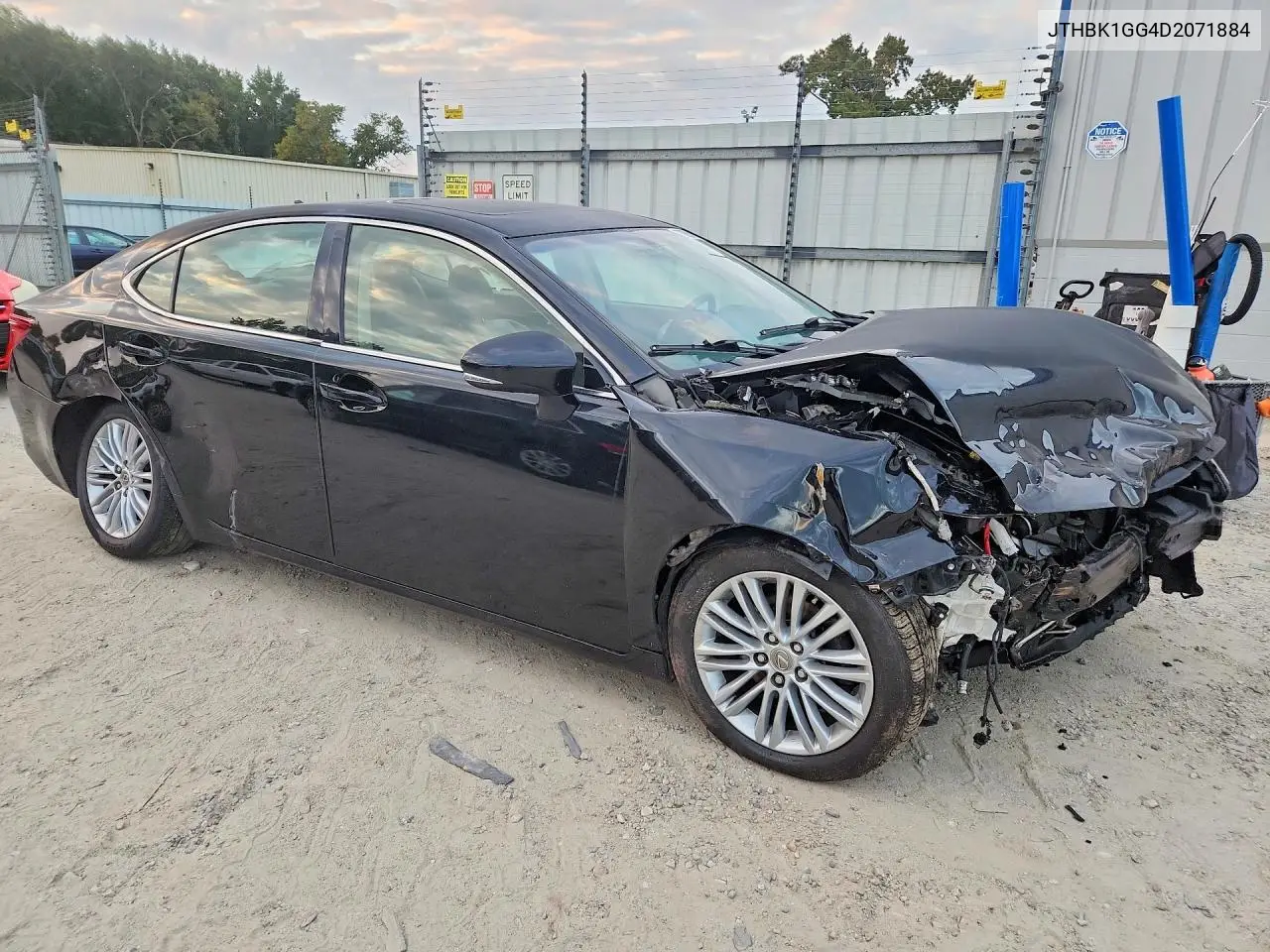 2013 LEXUS ES VIN JTHBK1GG4D2071884 — фото 4
