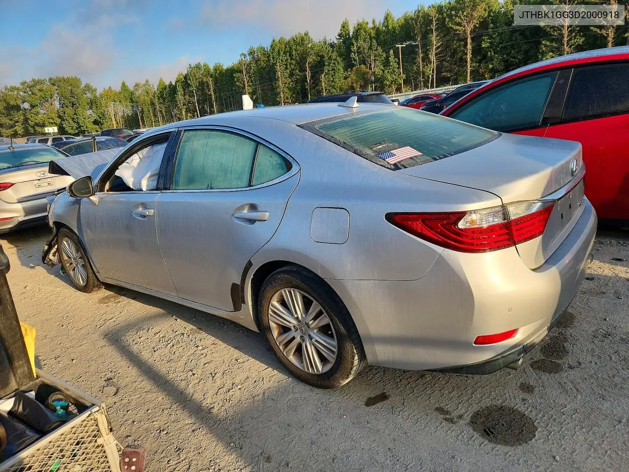 2013 LEXUS ES VIN JTHBK1GG3D2000918 — фото 2