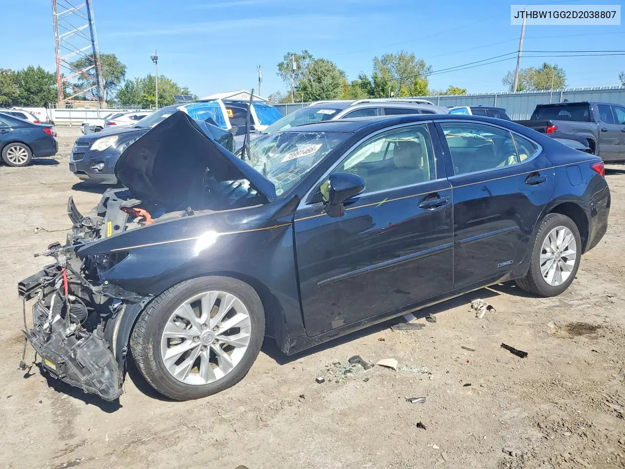 LEXUS ES 2013, VIN JTHBW1GG2D2038807