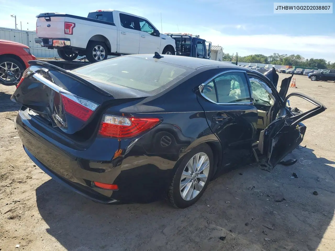 2013 LEXUS ES VIN JTHBW1GG2D2038807 — фото 3