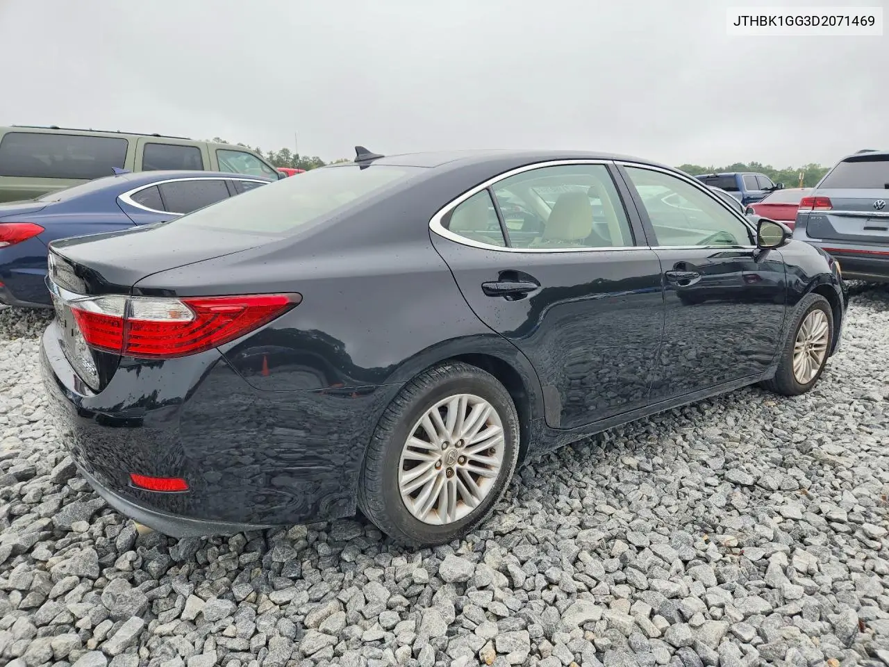 2013 LEXUS ES VIN JTHBK1GG3D2071469 — фото 3