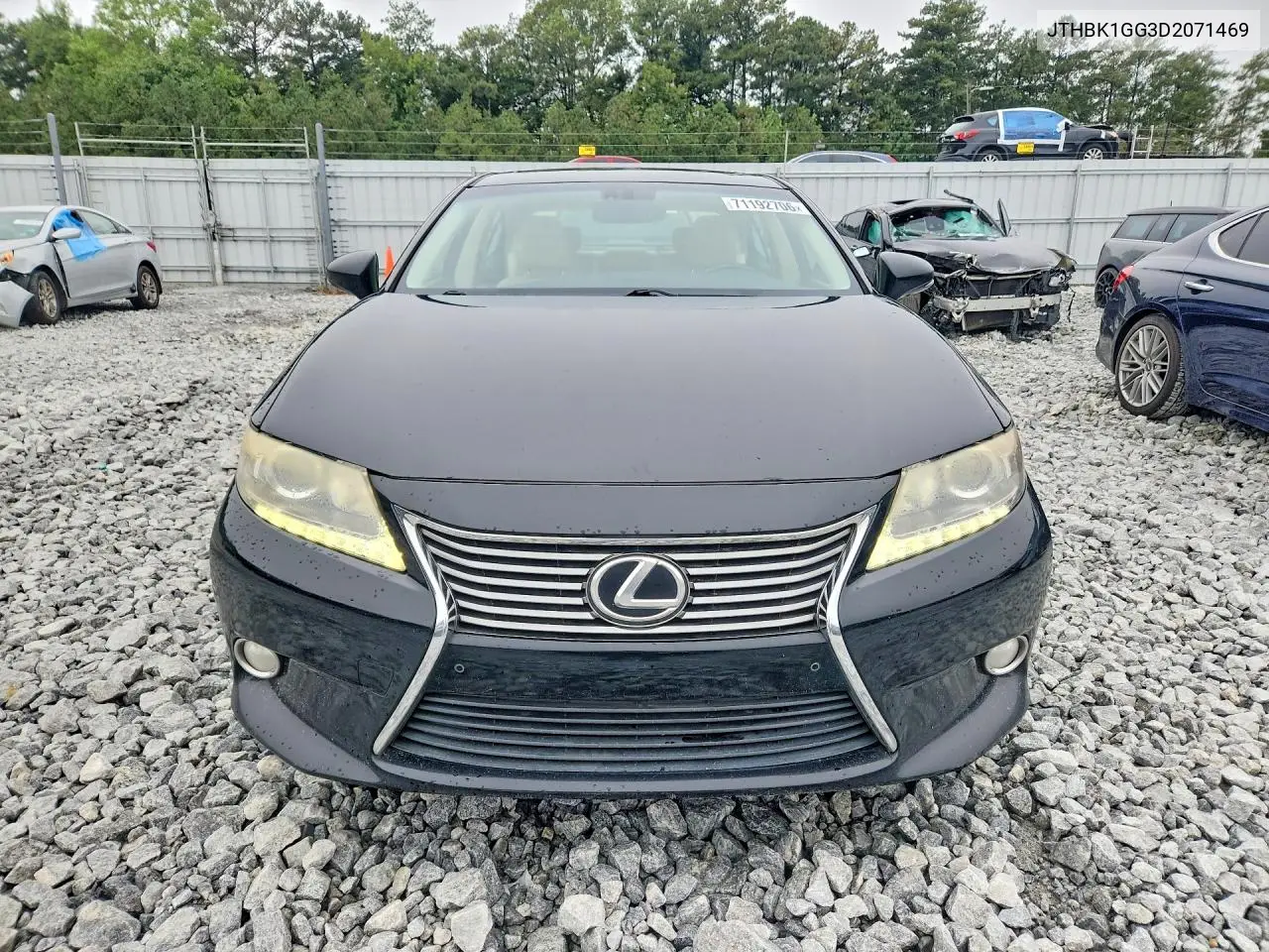 2013 LEXUS ES VIN JTHBK1GG3D2071469 — фото 5