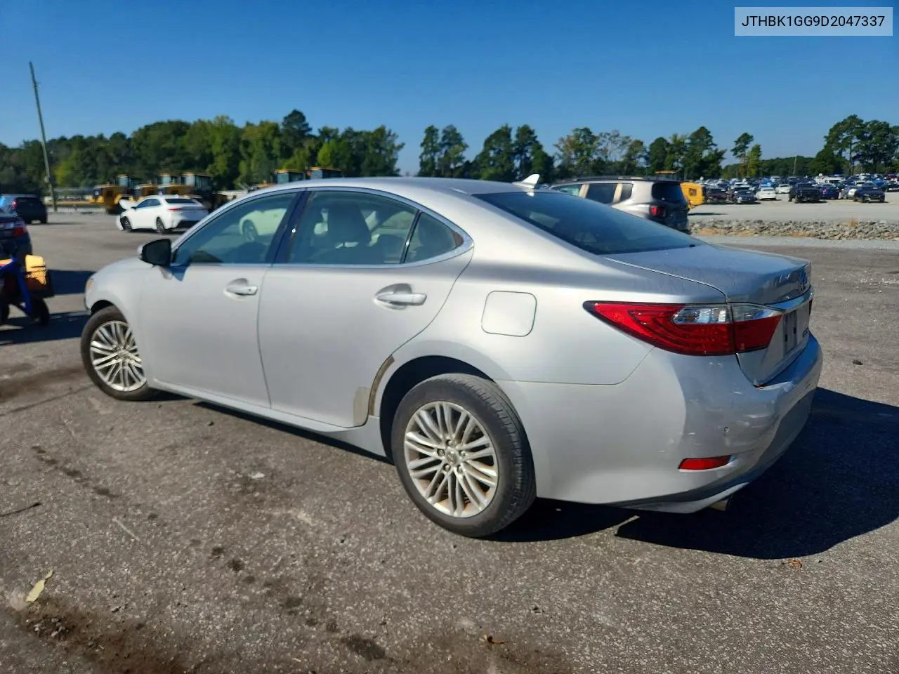 2013 LEXUS ES VIN JTHBK1GG9D2047337 — фото 2