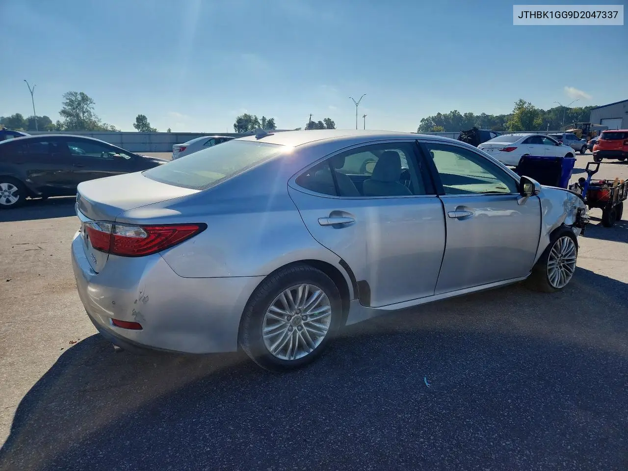 2013 LEXUS ES VIN JTHBK1GG9D2047337 — фото 3
