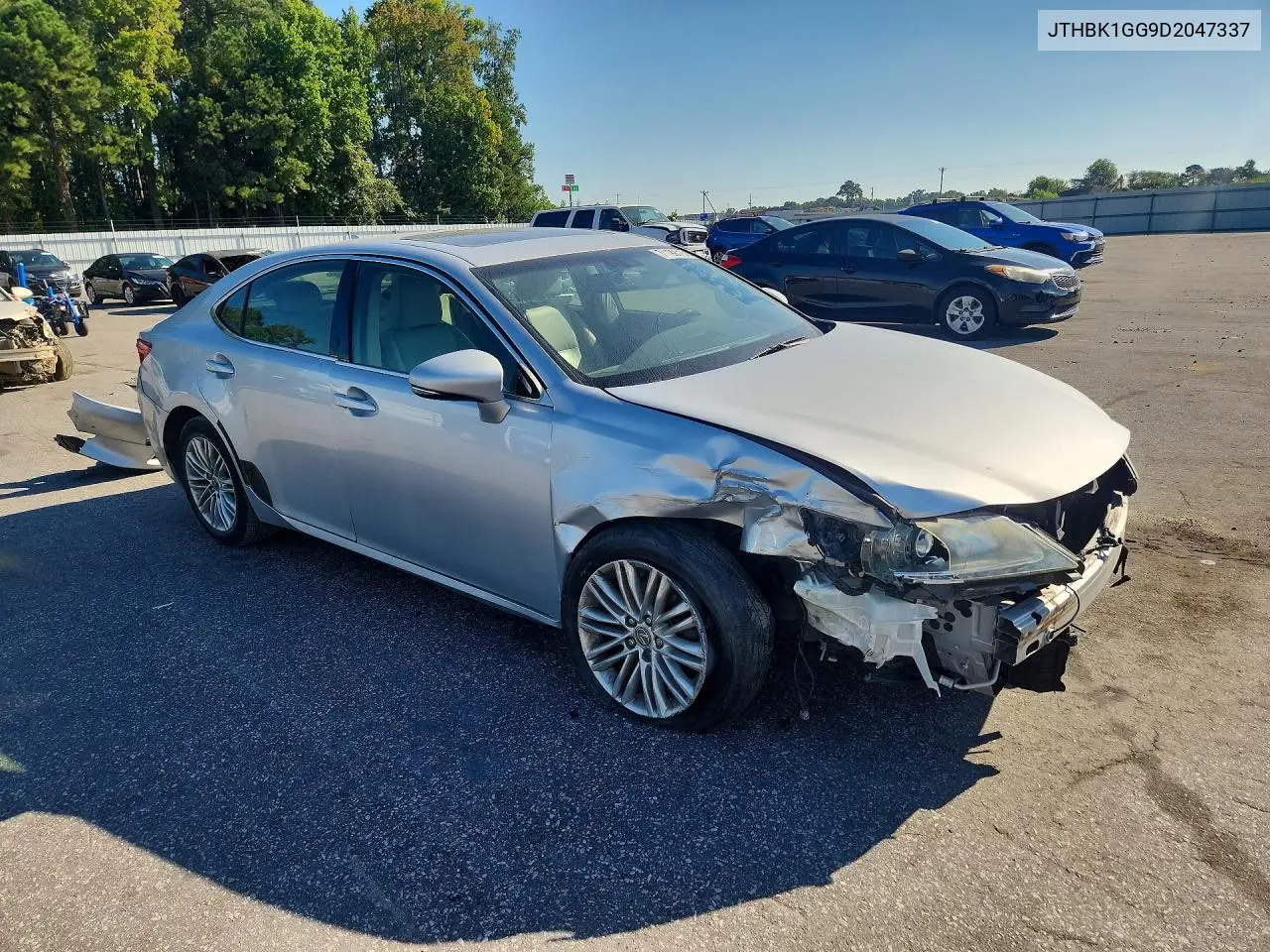 2013 LEXUS ES VIN JTHBK1GG9D2047337 — фото 4