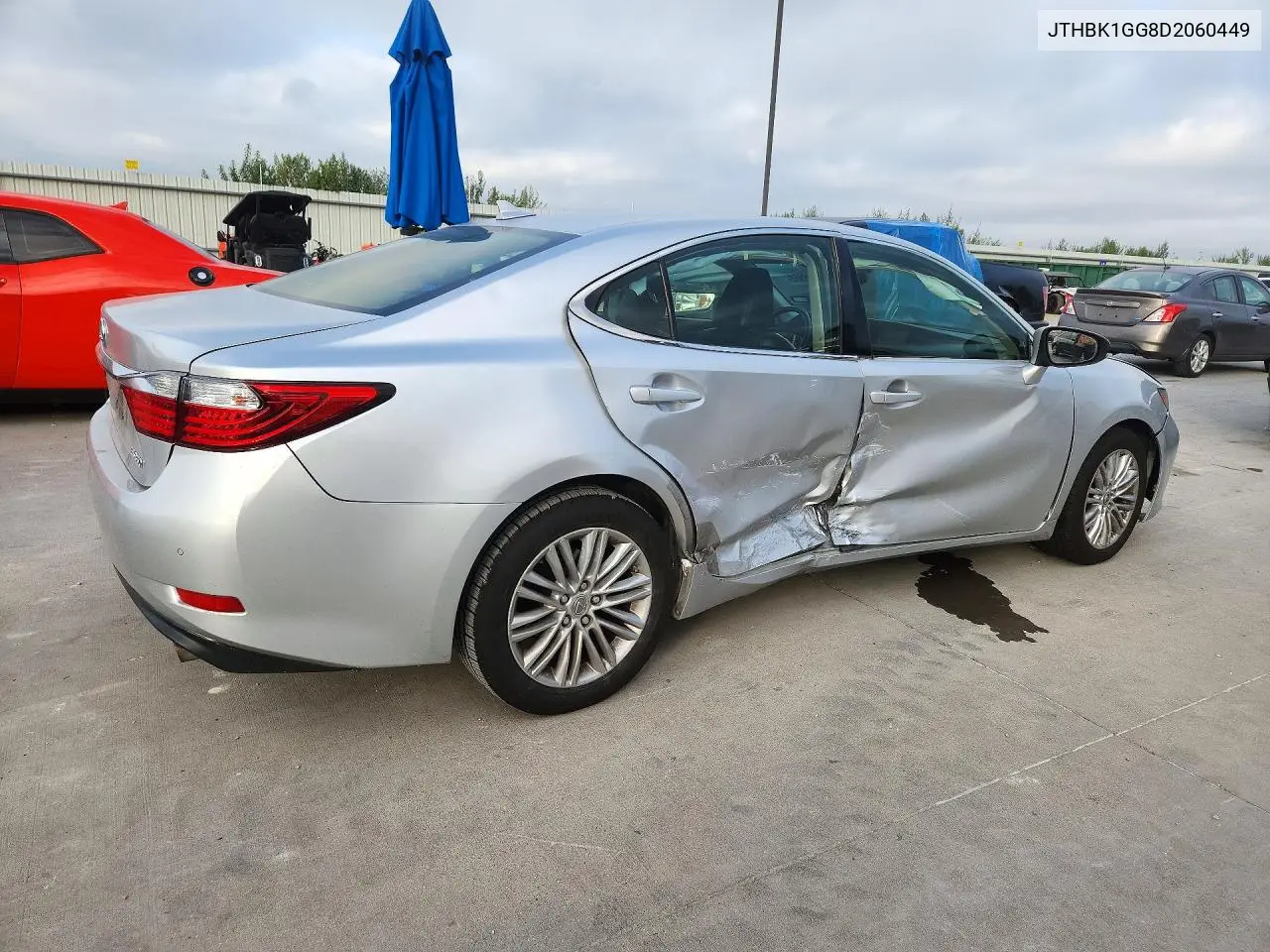 2013 LEXUS ES VIN JTHBK1GG8D2060449 — фото 3