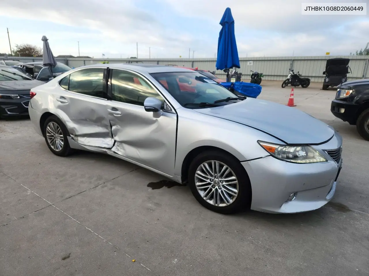 2013 LEXUS ES VIN JTHBK1GG8D2060449 — фото 4