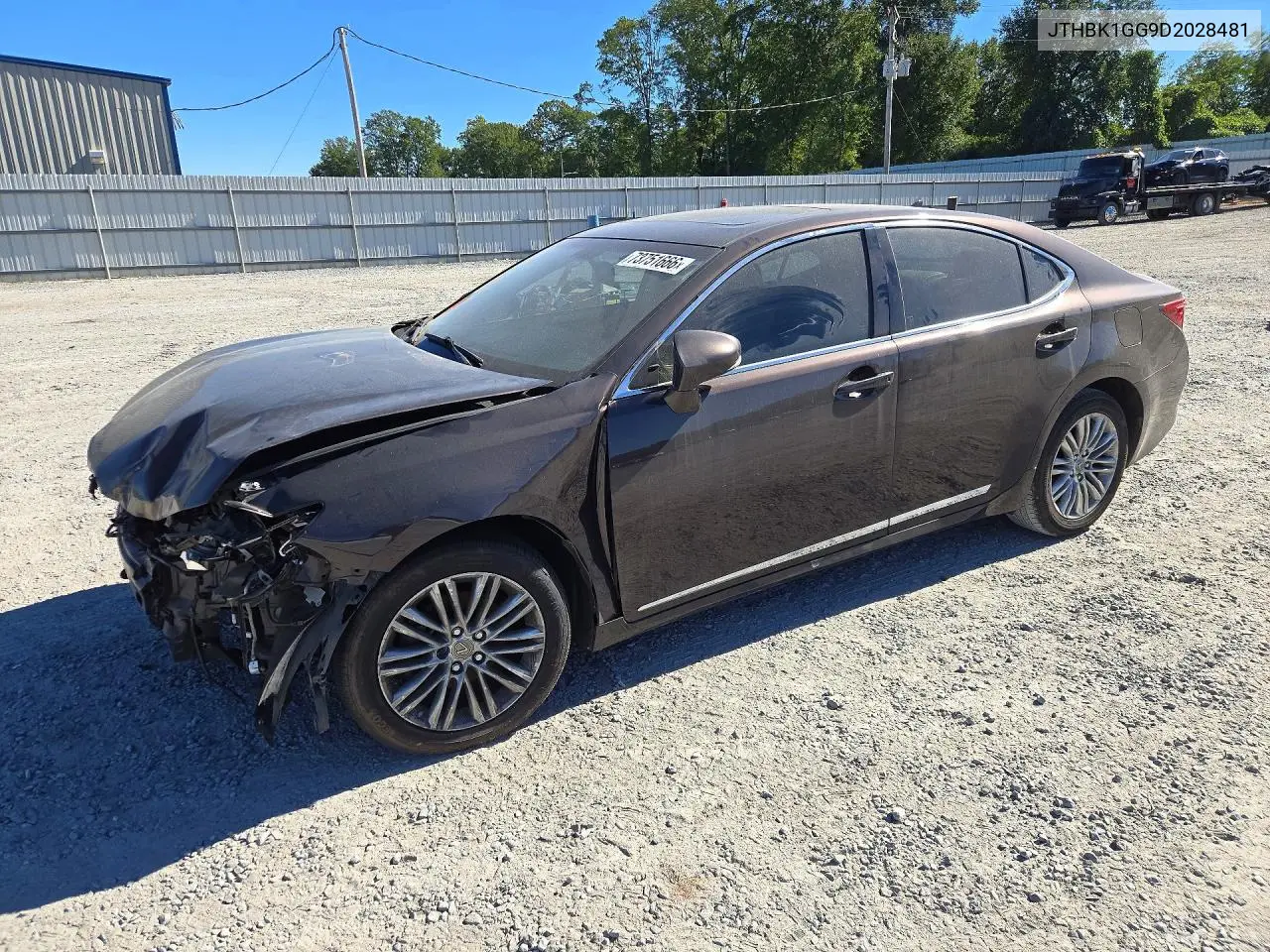 LEXUS ES 2013, VIN JTHBK1GG9D2028481