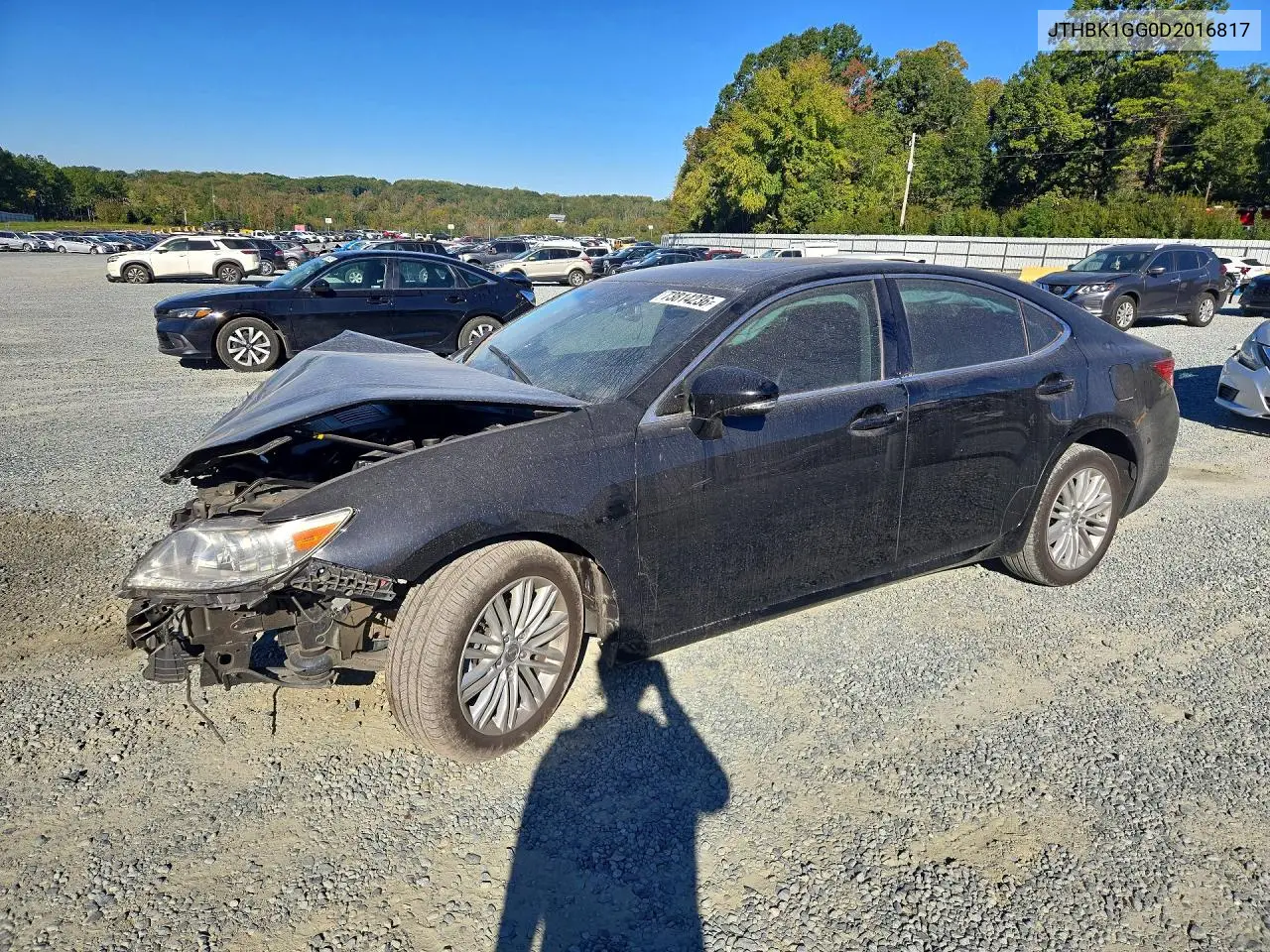 LEXUS ES 2013, VIN JTHBK1GG0D2016817