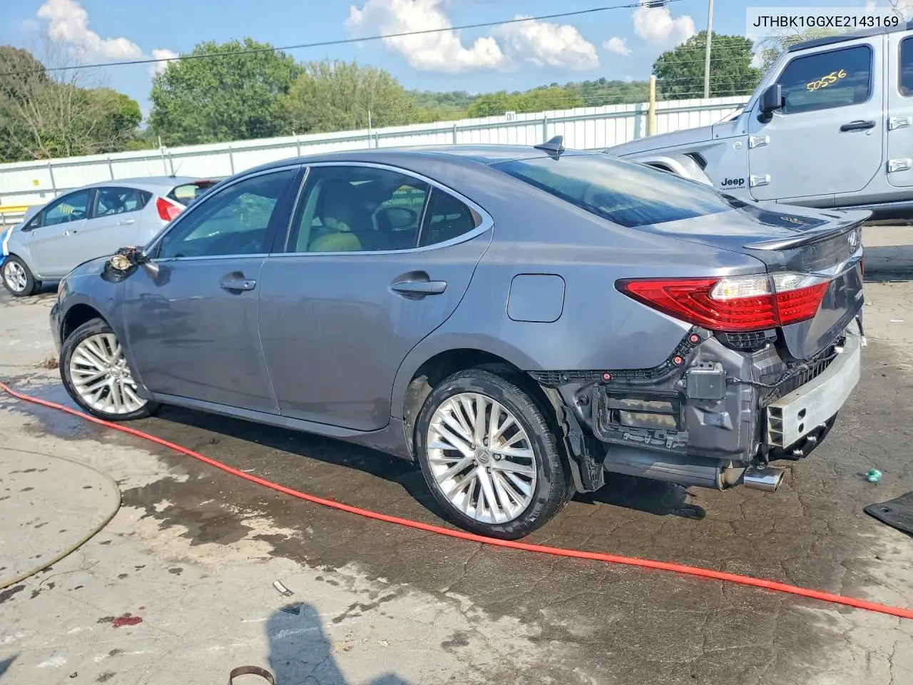 2014 LEXUS ES VIN JTHBK1GGXE2143169 — фото 2